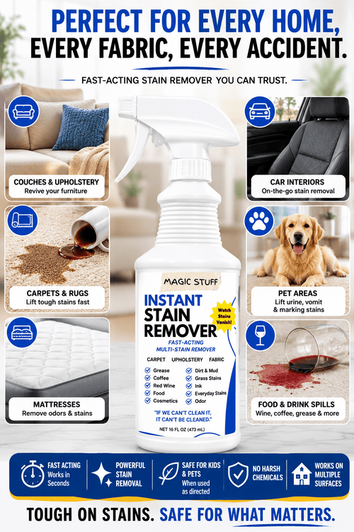 Magic Stuff® Instant Stain Remover - The Magic Stuff Company