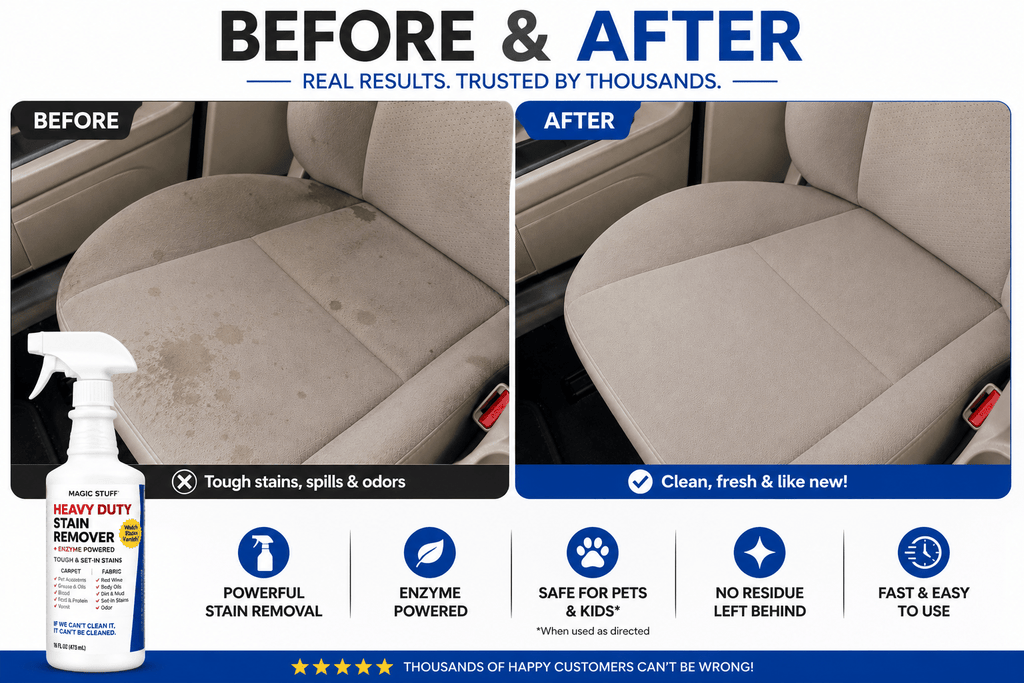 Magic Stuff® Heavy Duty Stain Removal - The Magic Stuff Company