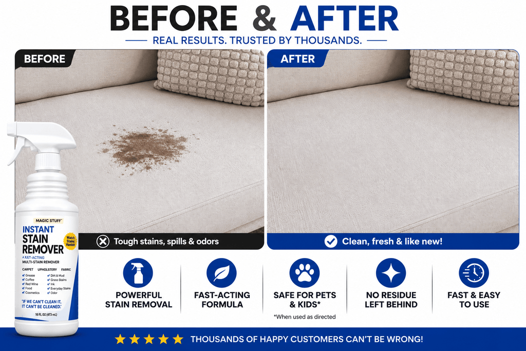 Magic Stuff® Instant Stain Remover - The Magic Stuff Company