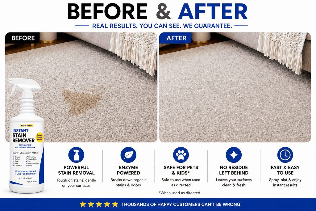 Magic Stuff® Instant Stain Remover - The Magic Stuff Company