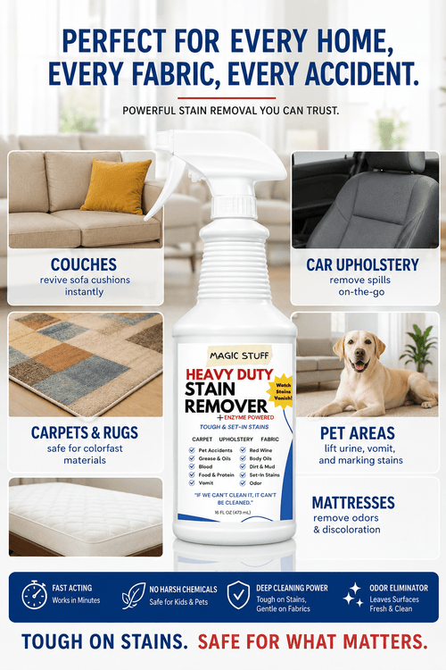Magic Stuff® Heavy Duty Stain Removal - The Magic Stuff Company