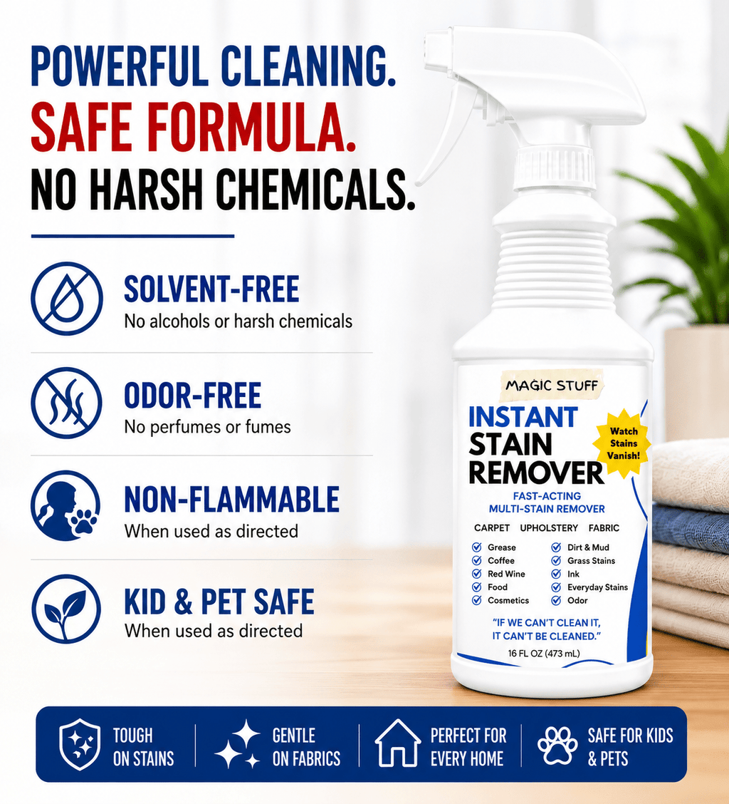 Magic Stuff® Instant Stain Remover - The Magic Stuff Company
