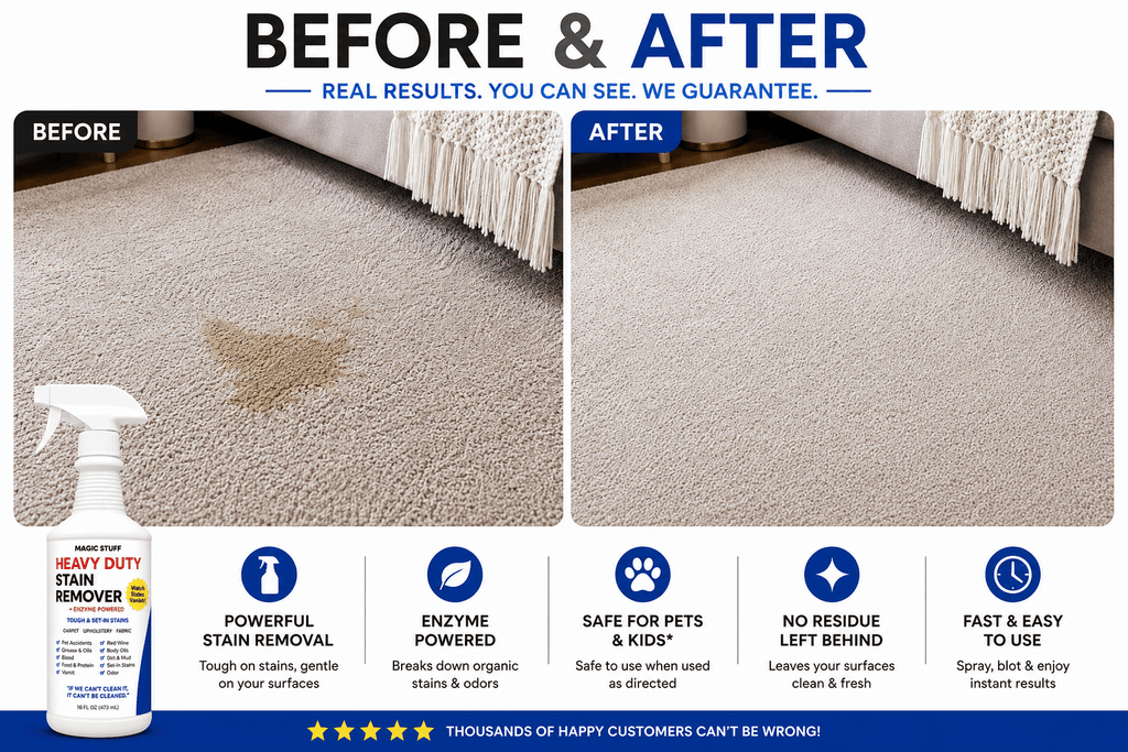 Magic Stuff® Heavy Duty Stain Removal - The Magic Stuff Company