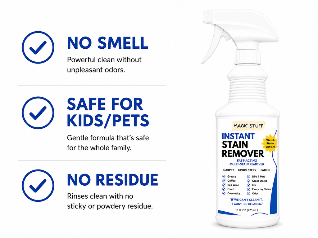 Magic Stuff® Instant Stain Remover - The Magic Stuff Company
